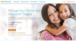 Desktop Screenshot of netspend.com