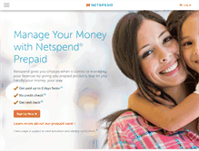 Tablet Screenshot of netspend.com